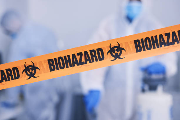 Professional Biohazard Cleanup technician working in Heath, TX